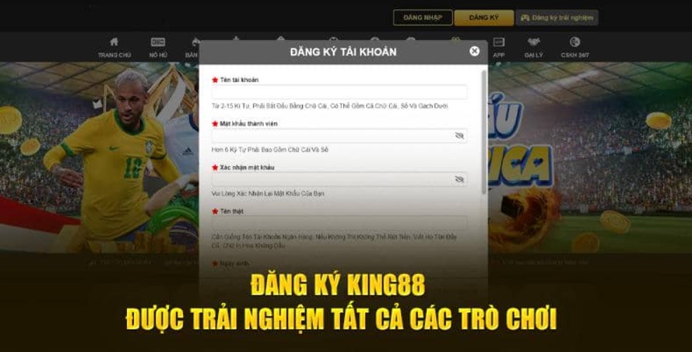 Khám phá về quy trình đăng ký KING88